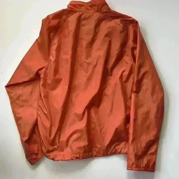 Ben Sherman rain jacket zip portable rust orange jacket size large - Picture 4 of 5